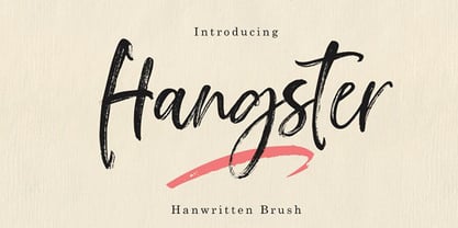 Hangster Font Poster 1