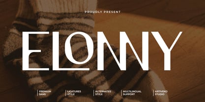 Elonny Font Poster 1