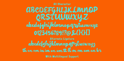Night Fiesta Font Poster 5