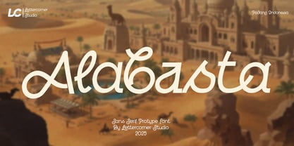 Alabasta Font Poster 1