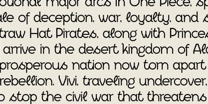 Alabasta Font Poster 8