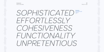 Ceramon Font Poster 10