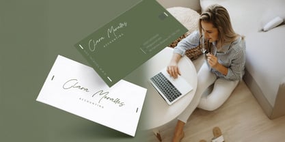 Asthacy Reny Font Poster 2