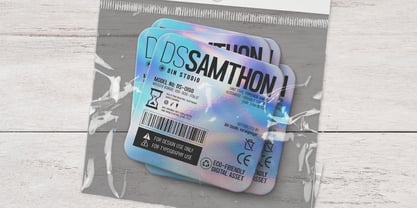 Samthon Font Poster 2