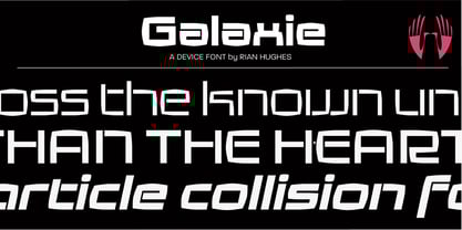 Galaxie Font Poster 1