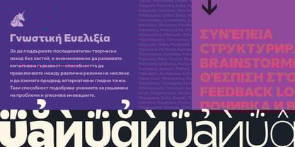 Clear Pro Pan Euro Font Poster 5