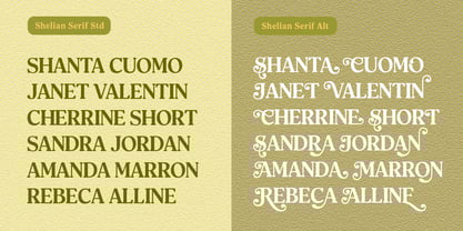 Shelian Font Poster 10
