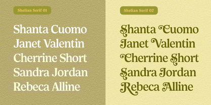 Shelian Font Poster 8