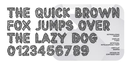 Dezilt Font Poster 7