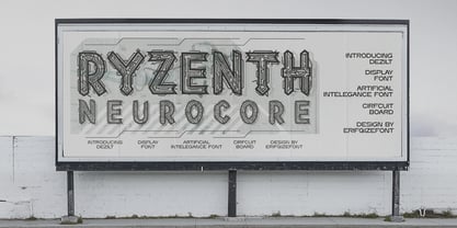 Dezilt Font Poster 4