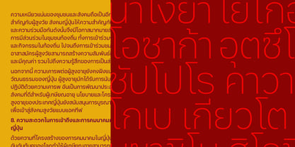 Aaux Pro Thai Font Poster 5