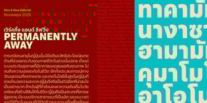 Aaux Pro Thai Font Poster 4