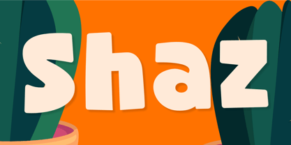 Shaz Font Poster 1