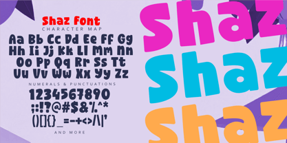 Shaz Font Poster 5