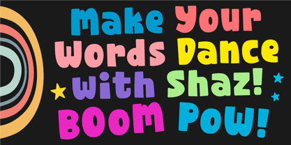 Shaz Font Poster 2