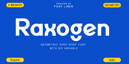 Raxogen Font Poster 1