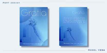 Vega Romana Font Poster 4