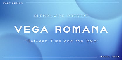Vega Romana Font Poster 1