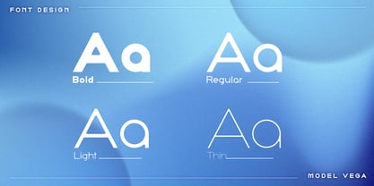 Vega Romana Font Poster 2