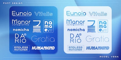 Vega Romana Font Poster 3