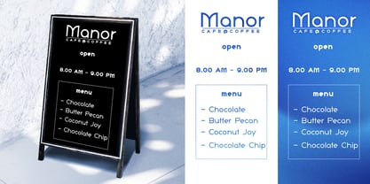 Vega Romana Font Poster 7