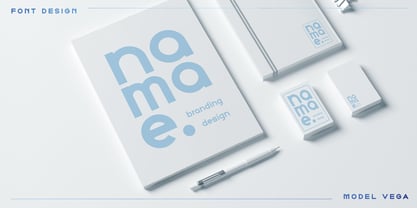 Vega Romana Font Poster 5