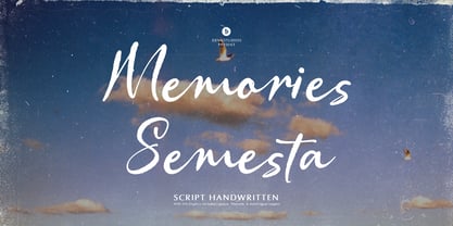 Memories Semesta Font Poster 1