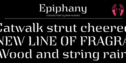 Epiphany Font Poster 1