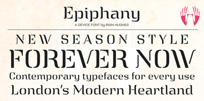 Epiphany Font Poster 6