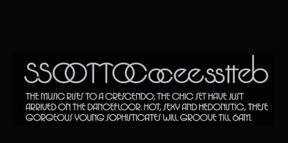 Glitterati Font Poster 4