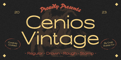 Cenios Font Poster 7