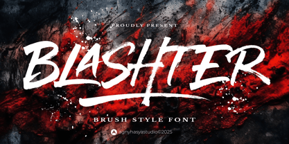 Blashter Font Poster 1