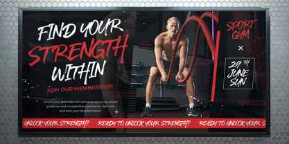 Blashter Font Poster 8