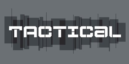 Tactical Font Poster 1