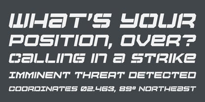 Tactical Font Poster 2