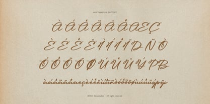 Larickson Fracture Font Poster 11