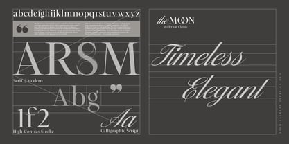 The Moon Duo Font Poster 6