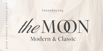 The Moon Duo Font Poster 1