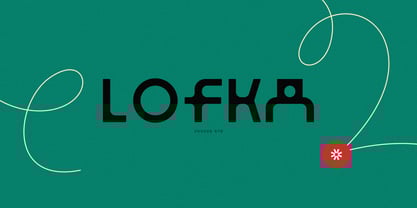 Lofka Font Poster 1