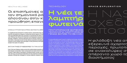 Halogen Pro Greek Font Poster 3
