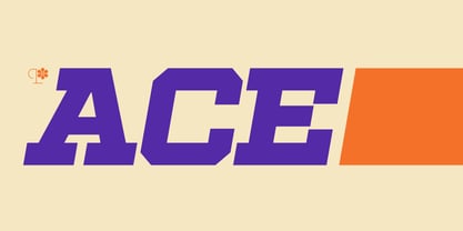 Ace Font Poster 1