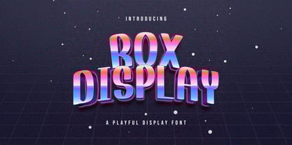Rox Display Font Poster 1