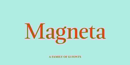 Magneta Font Poster 1
