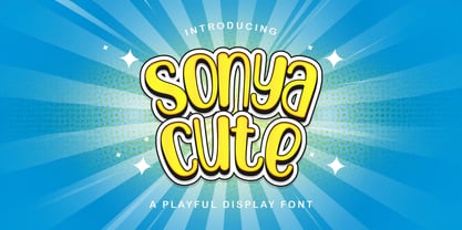 Sonya Cute Font Poster 1