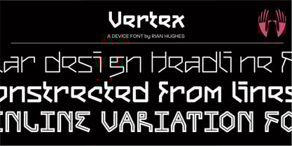 Vertex Font Poster 1