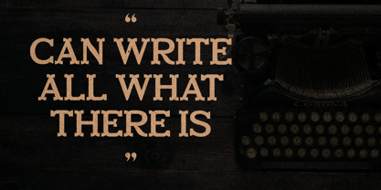 New Marion Font Poster 4