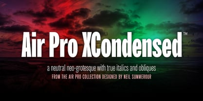Air Pro Extra Condensed Font Poster 1