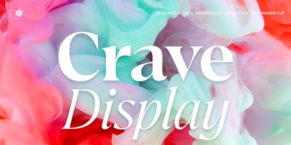 Crave Display Font Poster 1