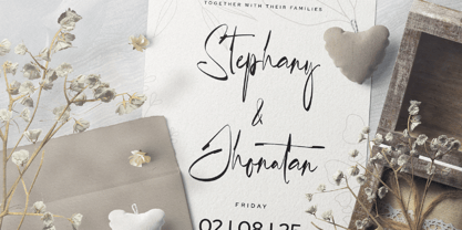 Steparhy Jhonatan Font Poster 6