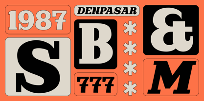 Bankers Slab Font Poster 5